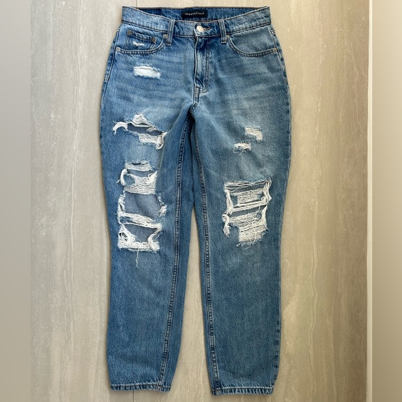 Aeropostale Denim - Aeropostale Ripped Blue Boyfriend Jeans